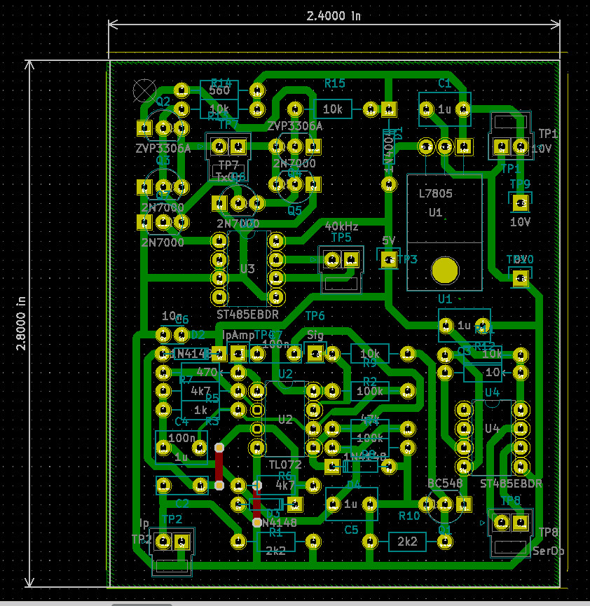 KiCAD PCB tracking design