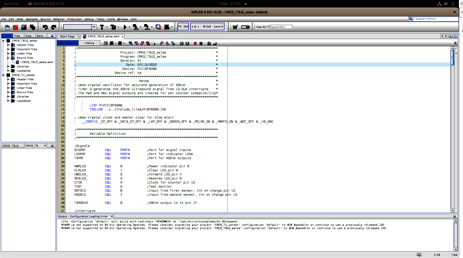 MPLAB-X Development Environment