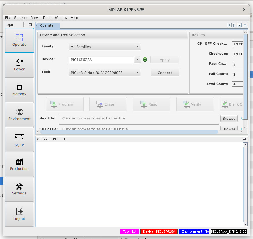 MPLAB-X Programming Environment